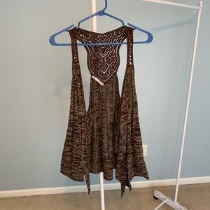 Cute Maurice’s Size 2 Sleeveless Cardigan